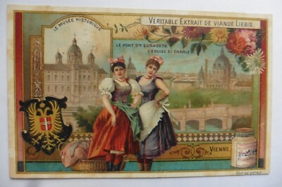 Chrom Liebig Österreich Wien Historisches Museum Elisabethbrücke Karlskirche