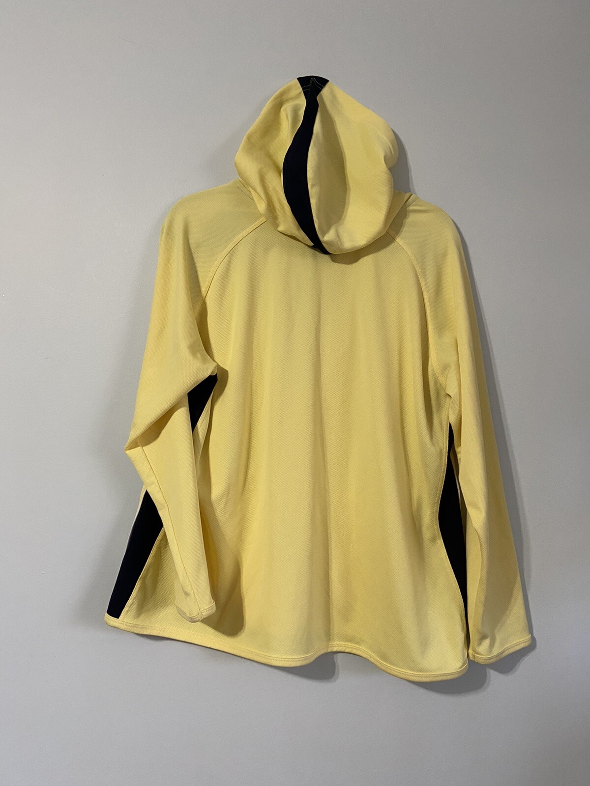 SB ACTIVE ZIP FRONT HOODIE JACKET SIZE 1X Yellow with Navy Blue eBay