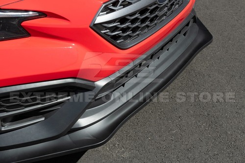 For 22-Up Subaru WRX JDM CS Style ABS Matte Black Exterior Aero Body Lip Kit - Picture 8 of 24