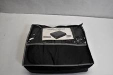 Weighted Blanket  48" x 72" Twin/Full Bed 15 lbs Dark Gray Stress Relief Bamboo