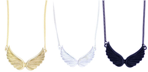 Art Deco retro style flying angel wing wings necklace, multiple choices - Afbeelding 1 van 7
