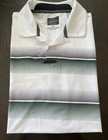 Greg Norman Golf Shirt for Tasso Elba RapiVent White Stripe - SZ M — photo 6