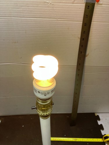 Blue and White ceramic Table Lamp free shipping - Picture 5 of 6