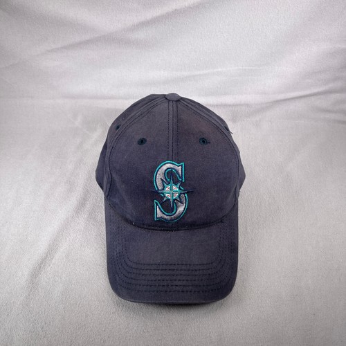 Gorra de béisbol de los Seattle Mariners para hombre talla única azul con tirantes MLB aplastada - Imagen 6 de 10