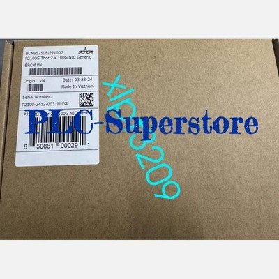 1 pcs NEW Broadcom BCM957508-P2100G network card FedEx or DHL