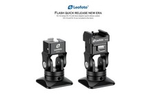 Leofoto FA-14 FA-10 Kit QR Tilting  Pivoting Flash Adapter