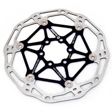 Clarks Cycle Systems CFR-02 Lightweight Floating 6-Bolt Disc Brake Rotor, Black,