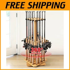 Floor Stand for 16 Rods - Fishing Gear Organizer