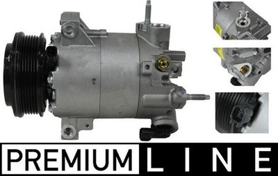 MAHLE Kompressor Klimaanlage PREMIUM LINE ACP 551 000P für FORD 12V FIESTA 6 CB1