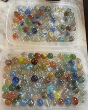 Vintage Marbles Mixed Lot Over 200 Marbles