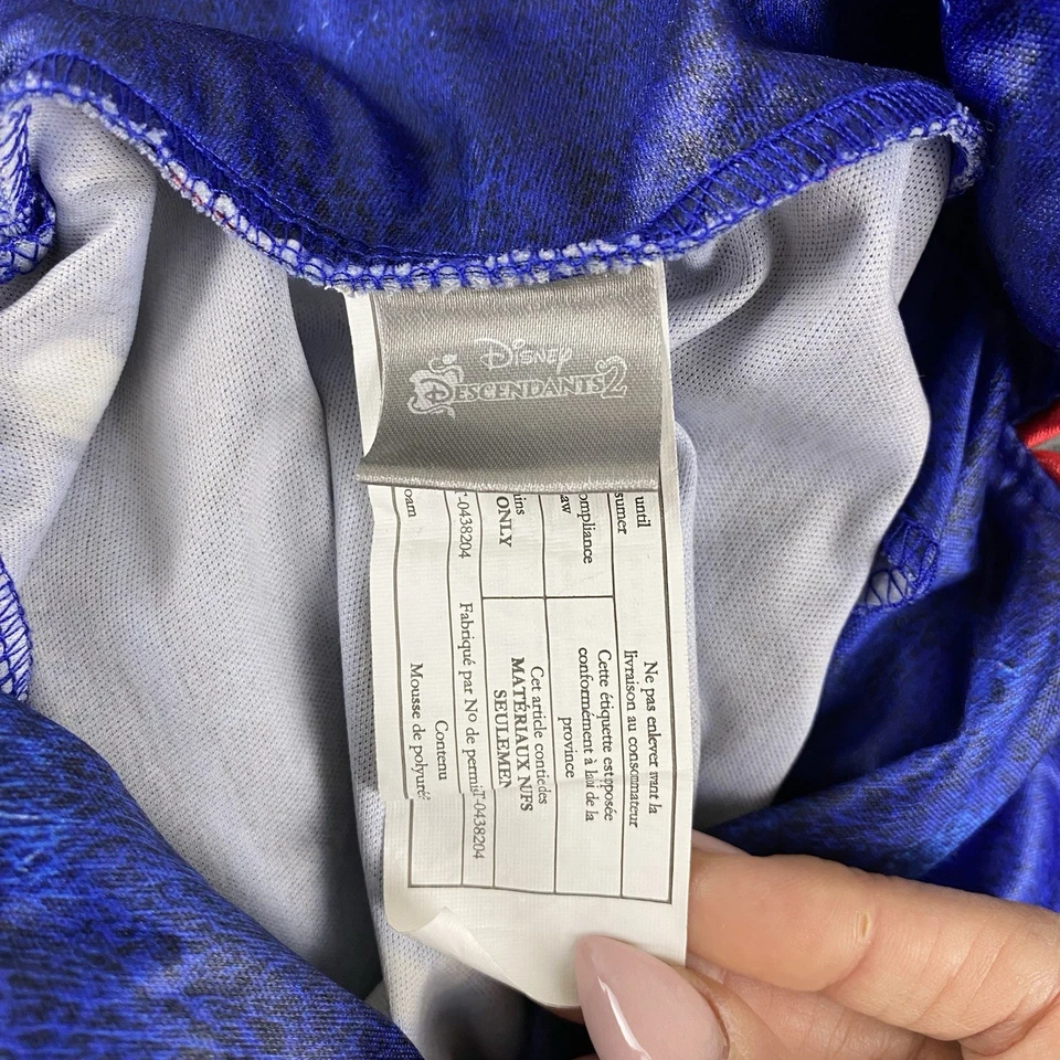 Disney Descendientes 2 Evie Disfraz Vestido Azul Con Capucha Niñas Talla M Foto 4 de 4