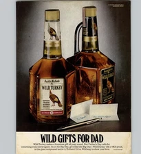 1980 Print Ad Austin Nichols Wild Turkey Kentucky Bourbon Fathers Day Gift Promo