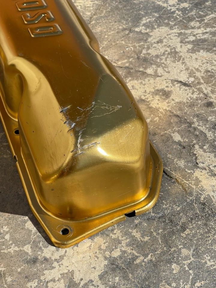 🔥DODGE PLYMOUTH CHRYSLER MOPAR 383 400 440 TAPA VÁLVULA MOROSO GOLD BIG BLOCK 🔥 Foto 4 de 4
