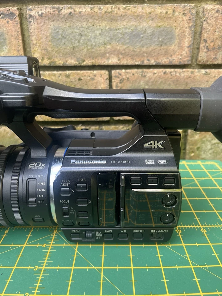 Panasonic HC-X1000 4K Professional Video Camera Camcorder - Image 4 of 4