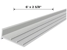 RA-1 Railrax O Gauge Shelf Section 6-Foot x 2-5/8", Satin - Glenn Snyder Shelf