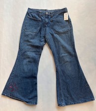 Vintage Wrangler Jeans Mens 32x35 1970s Flare Leg Bell Bottoms