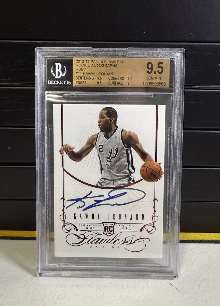 Panini Kawhi Leonard Basketball Autographed Sports Trading Cards