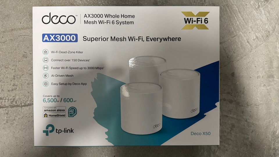 TP-Link Deco X50 AX3000 Wi-Fi 6 Mesh Pack de 3 - Neuf, jamais utilisé