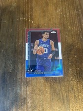 NBA 25-26 Topps Chrome Basketball Josh Green #47 Red White Blue Refractor Hornet