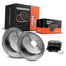 12.60 In (320mm) Front Vented Brake Rotors and Ceramic Pads Kit | Front Solid