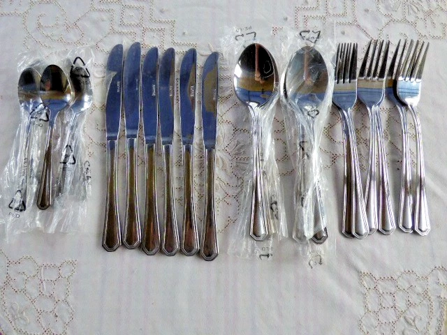 Besteck Edelstahl rostfrei für 6 Personen - Bild 2 von 4