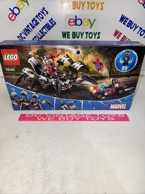 Купить lego marvel venom 76187 spider man head model assembled or