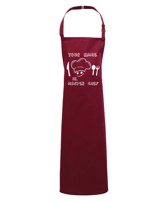 Grembiule Personalizzato Junior Master Chef Tirocinante Cucina Cucina Lavoro Abbigliamento - Immagine 4 di 4