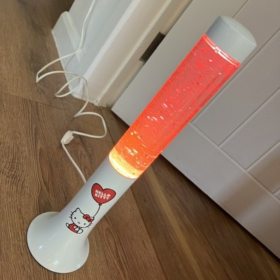 Hello Kitty Rosa Lava Glitzer Lampe funktioniert getestet 2009