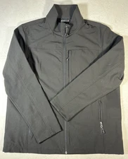 Swiss Tech #11835 Men's Size Large Performance Gear Softshell Jacket Black