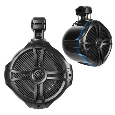 Belva BT8RGB 600W Peak 300W RMS 8  Marine Tower Speakers RGB LED + Remote