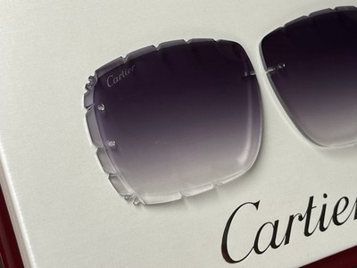 Replacement Diamond Cut Lens For Cartier CT00920 Frames + Free Screwdriver Tool