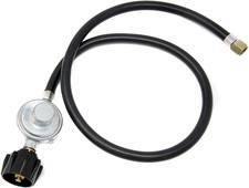 Gas One 2106 3 ft Regulator Fire Pit Grill Heater Propane Hose 3/8" Female Flare