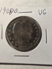 1908-O Barber Half Dollar 50 Cent Very Good + New Orleans US 90% VG Plus