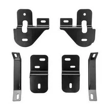 For Jeep Gladiator 2020 Sure Step Side Bars | Pair 4 Step Drop Down Gloss Black