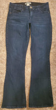 Democracy Ab Technology Itty Bitty Bootcut Jeans Sz 12 Hold Mold Stretch NWOT