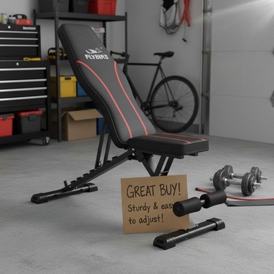 Versatile Pop-Up Weight Bench: Foldable, 660 lbs Capacity for Full Body Workouts