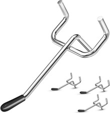 50Pcs 2 Inch Pegboard Hooks for 1/4 1/8 Inch Peg Boards Garage Workshop