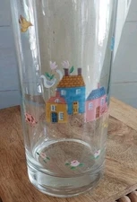 Heartland Glasses International Tableworks 5 1/2" Pink Farmhouse Drinking Glass