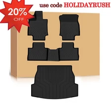 Floor Mats Cargo Mat For 2019-2025 Toyota Rav4 Anti Slip Trunk Liner All Weather