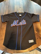MLB New York Mets Baseball Jersey Youth Size Large 14-16 Kids Boys Sewn Logo