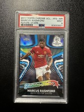 2017-18 Topps Chrome UCL Future Stars Marcus Rashford #FS-MR PSA 10 GEM MT