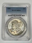 1889 Morgan Silver Dollar $1 PCGS MS64 ~ Beautiful Coin ~ Free Shipping