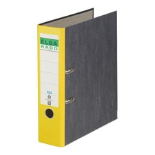 Elba Rado Ring Binder/Folder, Clouded Marble A4, Wide 1 Item Yellow Black, Yel