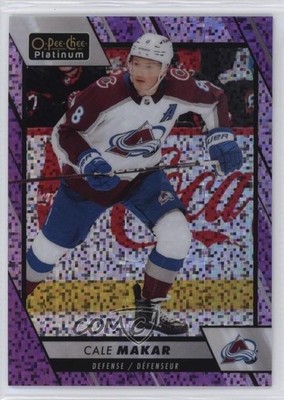 2023-24 O-Pee-Chee Platinum Violet Pixels 66/299 Cale Makar #2 0ch