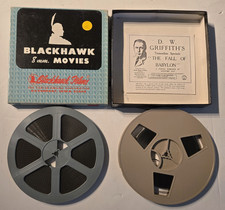 D.W. Griffith The Fall of Babylon Blackhawk Standard 8mm Film Reel w/ Box 1919
