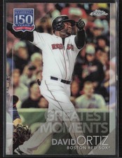 2019 Topps Chrome Update #150C-2 David Ortiz 150 Years of Professional Baseball