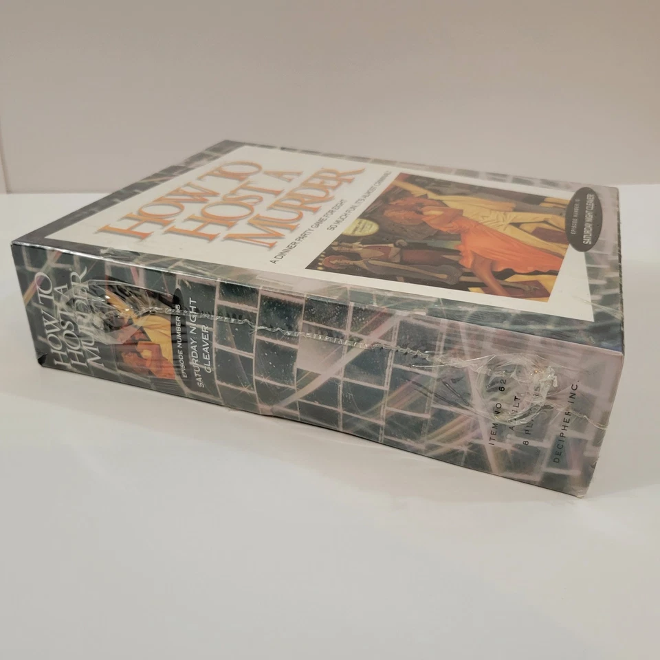 HOW TO HOST A MURDER-Saturday Night Cleaver -Dinner Party Game-New-Damaged Box - Image 4 of 4