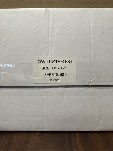 Low Luster 68# 11x17 Fotopapier ca. 37 Blatt - Bild 1 von 2