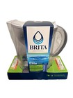 Brita Large 10 Cup Water Filter Pitcher W/ 1 Brita Elite Filter White NEW SEALED