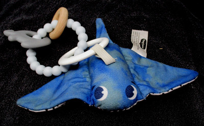 Tiny Love Blue Crinkle Chime Stingray Infant Toy